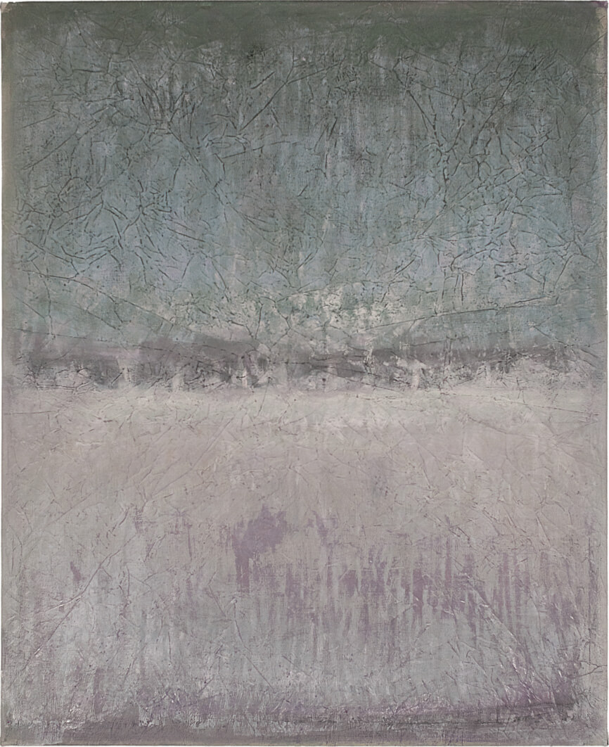 Horizont / 2006, olje na platno, 218 x 118 cm