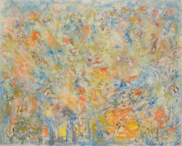 C. Mutacije – Vetrna svetloba, 2012, oil on canvas, 186 x 148 cm