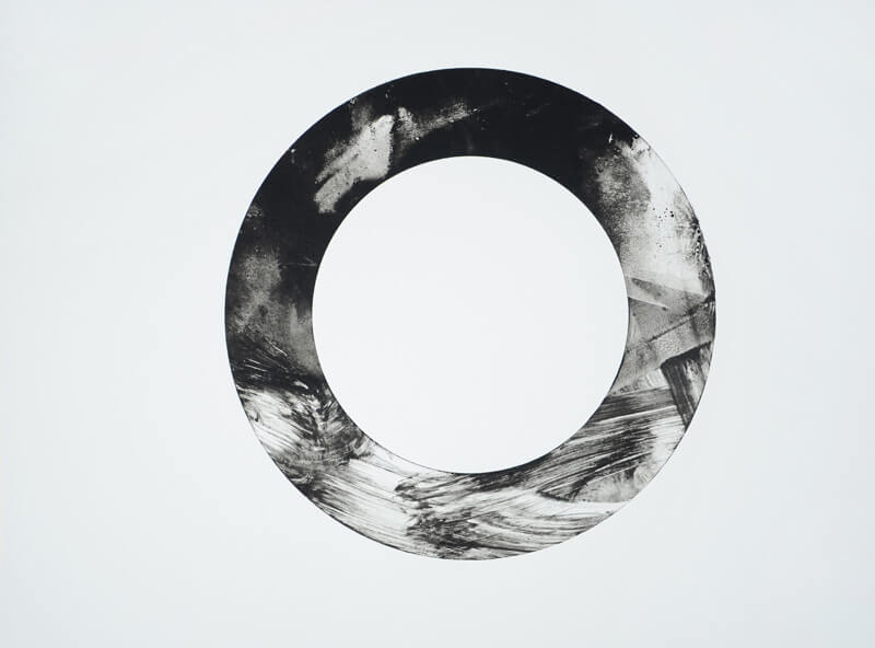 Enso, monotype, 2013, 42x29,5 cm