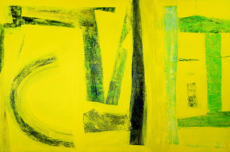 Fragment 16, acrylic on canvas, 2014, 140x210 cm