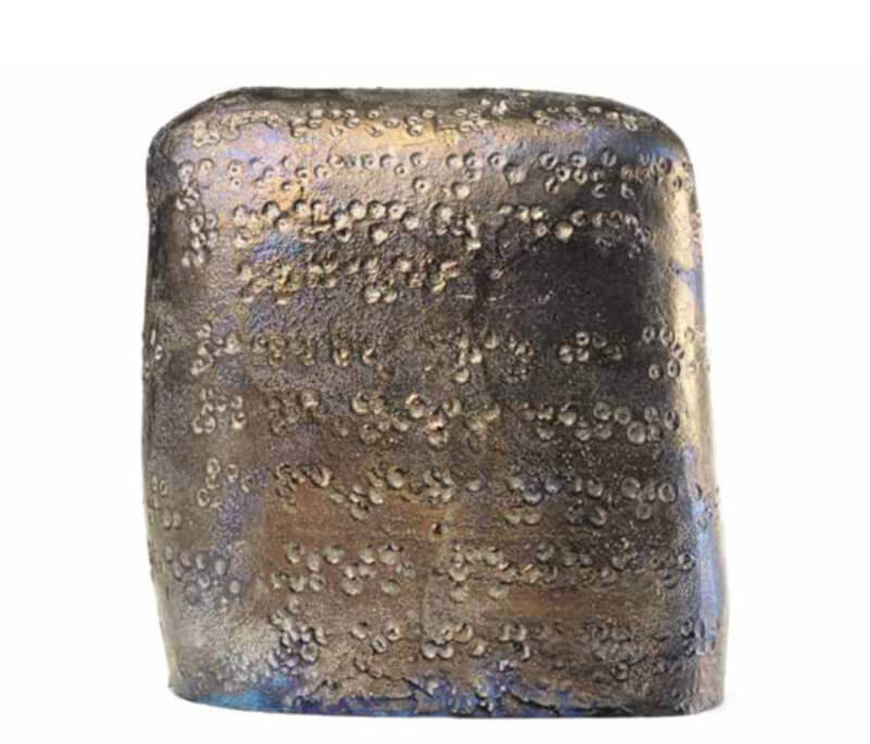 The Hammurabi Code / Hamurabijeva zakonika, titanium, 12x20x25, 2011